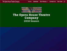Tablet Screenshot of operahousetheatre.com